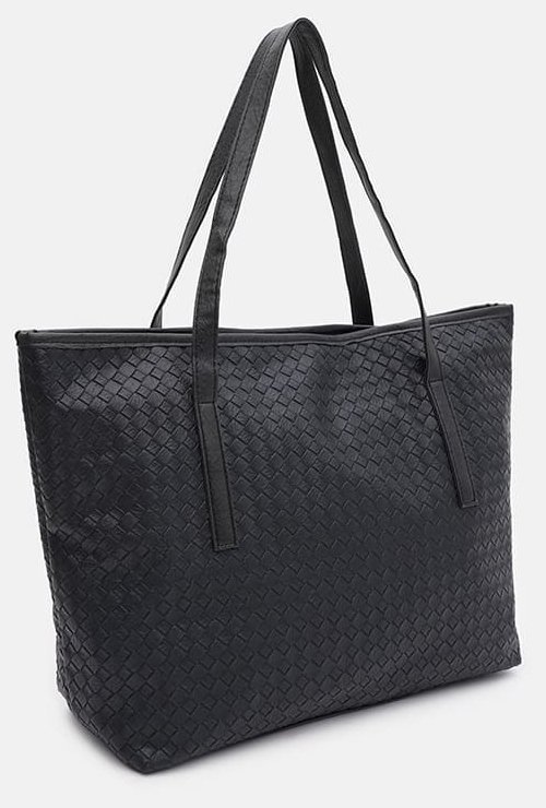 Черная женская сумка из кожзама с карманами Monsen 89354 modnotak фото №3