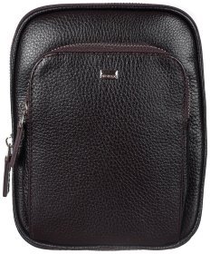 Чоловіча сумка на плече із натуральної шкіри DESISAN 80055