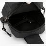 Текстильна чоловіча сумка рюкзак чорного кольору Confident 90755 modnotak фото - 15