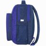 Рюкзак школьный ортопедический синего цвета принт космонавта Bagland 111255 modnotak фото - 2