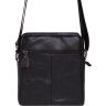 Наплічна мужская сумка-планшет з натуральної шкіри темно-коричневого кольору Borsa Leather (15656) - 3
