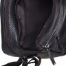 Наплічна мужская сумка-планшет з натуральної шкіри темно-коричневого кольору Borsa Leather (15656) - 7