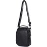 Компактная мужская наплечная сумка черного цвета VINTAGE STYLE (14451) - 8