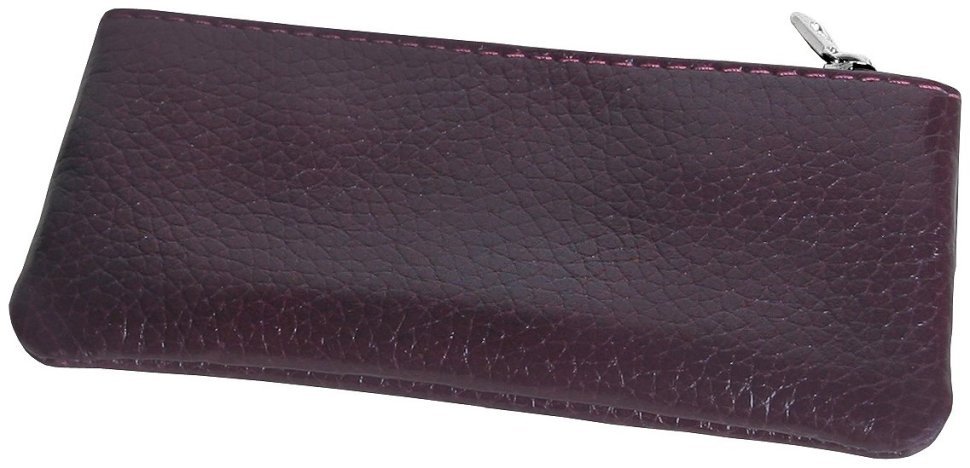 Бордова жіноча ключниця із фактурної шкіри Vip Collection 102355 modnotak фото №2