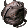 Кожаная сумка для ноутбука коричневого цвета с диагональю 15.6″  Vip Collection 102555 modnotak фото - 7