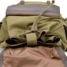 Чоловічий туристичний рюкзак із текстилю зі шкіряними вставками TARWA (19936) - 5
