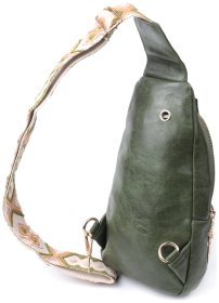 Женская сумка из кожзама через плечо Vintage 22755 Зеленая