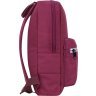 Рюкзак формата А4 из износостойкого текстиля цвета марсала Bagland (52755) - 2