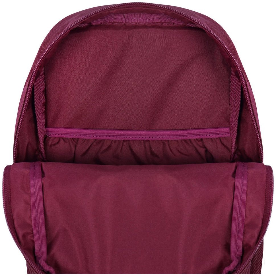 Рюкзак формату А4 із зносостійкого текстилю кольору марсалу Bagland (52755)