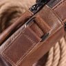 Мужская сумка-барсетка из натуральной кожи светло-коричневого цвета Vintage (2421480) - 9