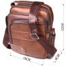 Чоловіча сумка-барсетка з натуральної шкіри світло-коричневого кольору Vintage (2421480) - 10
