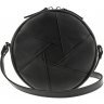 Шкіряна сумка круглої форми на блискавки BlankNote Бон-Бон (12644) - 1