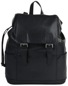 Рюкзак из натуральной кожи черного цвета на магните Ashwood HARVEY 94155