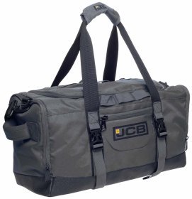 Большая дорожная сумка из прочного полиэстера JCB 004S серого цвета 94255