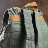 Текстильный рюкзак зеленого цвета большого размера Vintage (20056) - 2