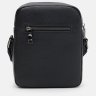 Мужская сумка планшет через плечо из качественной кожи Borsa Leather 104555 черная modnotak фото - 3