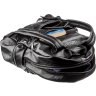 Універсальний шкіряний рюкзак чорного кольору в середньому розмірі SHVIGEL (11260) - 5