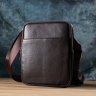 Мужская вертикальная сумка из натуральной зернистой кожи Vintage 94855 (коричневая) фото №9 Мужская вертикальная сумка из натуральной зернистой кожи Vintage 94855 (коричневая) modnotak фото - 9