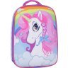 Яркий рюкзак для девочек фиолетового цвета из текстиля с единорогом Bagland (55355) - 1