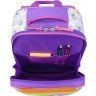 Яркий рюкзак для девочек фиолетового цвета из текстиля с единорогом Bagland (55355) - 4