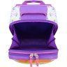Яркий рюкзак для девочек фиолетового цвета из текстиля с единорогом Bagland (55355) - 5