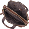 Винтажная мужская сумка коричневого цвета для документов и ноутбука Tiding Bag (21196) - 6