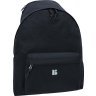 Черный мужской городской рюкзак из текстиля с карманом под ноутбук 18 дюймов Bagland (55655) - 1