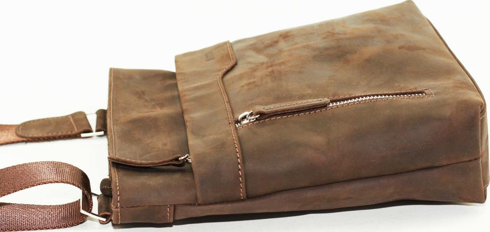 Мужская винтажная сумка из кожи крейзи VATTO (11896)