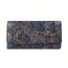 Жіночий шкіряний гаманець на магніті Desisan 106955 різнокольоровий з візерунком квітів modnotak фото - 1