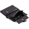 Черное мужское вертикальное портмоне из натуральной кожи с блоком под документы ST Leather 1767355 - 6
