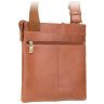 Светло-коричневая мужская плечевая сумка из натуральной кожи Visconti Taylor 77355 - 2