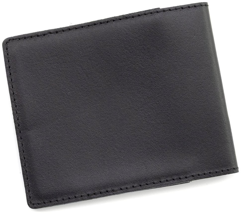 Кожаная обложка для удостоверения ТРО добровольца территориальной обороны Leather Collection 97755 цвет черный modnotak фото №3