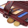 Різнокольоровий вертикальний жіночий гаманець із натуральної шкіри з тисненням під змію CANPELLINI (2421647) - 6