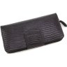 Великий чорний жіночий гаманець з натуральної шкіри Tony Bellucci (10851) - 3
