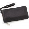 Просторий гаманець-клатч з натуральної шкіри в чорному кольорі ST Leather (15330) - 4