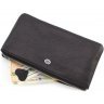 Просторий гаманець-клатч з натуральної шкіри в чорному кольорі ST Leather (15330) - 5