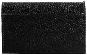 Компактная обложка для документов из натуральной кожи флотар Desisan 80156 черного цвета