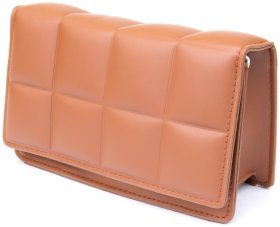 Женская сумка кросбоди из кожзаменителя коричневого цвета Vintage Style 91056