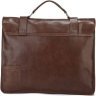 Повседневный мужской портфель коричневого цвета VINTAGE STYLE (14208) - 4