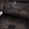 Просторий чоловічий шкіряний рюкзак чорного кольору на одне відділення Ricco Grande 71556 - 5