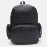 Вместительный мужской рюкзак из черного кожзама Monsen 71756 - 2