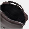 Мужская сумка-барсетка среднего размера из натуральной коричневой кожи Ricco Grande 71856 - 5