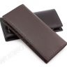Фірмовий чоловічий гаманець коричневого кольору KARYA (18060) - 6