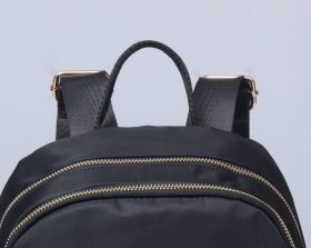 Черный женский рюкзак из водонепроницаемого нейлона VINTAGE STYLE (14805)