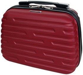 Дорожная пластиковая косметичка Costa Brava бордового цвета Vip Collection 102456