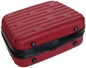 Дорожная пластиковая косметичка Costa Brava бордового цвета Vip Collection 102456