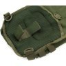 Текстильна тактична військова сумка-слінг через плече в оливковому кольорі - MILITARY STYLE (21964) - 6
