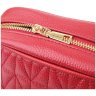 Повседневная яркая стеганая женская сумка из кожи Vintage 103156 красного цвета modnotak фото - 6