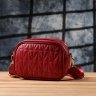 Повседневная яркая стеганая женская сумка из кожи Vintage 103156 красного цвета modnotak фото - 10
