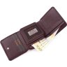Компактний гаманець марсалового кольору з натуральної шкіри Tony Bellucci (10584) - 5